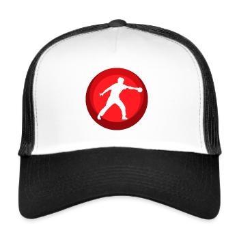 Table Tennis Player Table Tennis Ball Table Tennis - Trucker Cap - white/black - Front