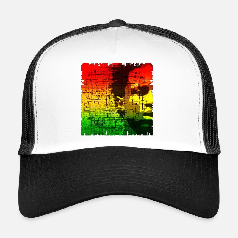 Le portrait numérique du reggae d’Abstrake Casquette trucker 