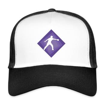 Table tennis, table tennis ball, tennis - Trucker Cap - white/black - Front