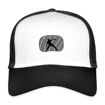 Table Tennis Tennis Table Tennis Racket - Trucker Cap - white/black - Front