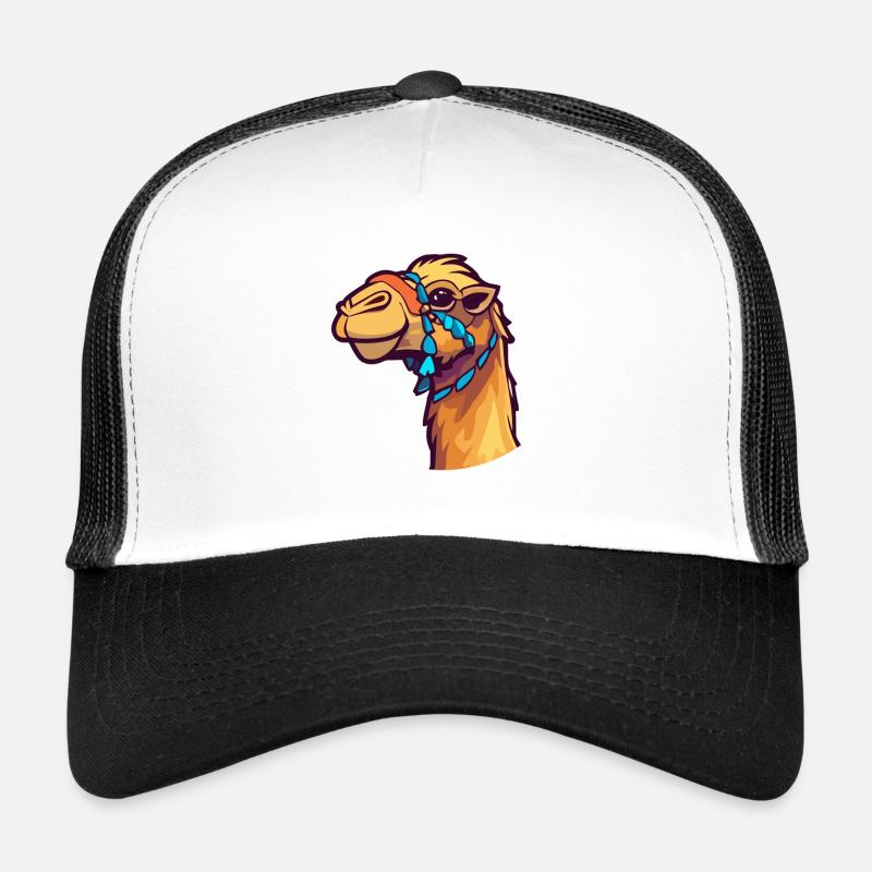 Kamel buntes Aquarell Cartoon Kawaii Tier Trucker Cap