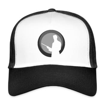 Billiard Player Billiard Ball Billiard Ball - Trucker Cap - white/black - Front