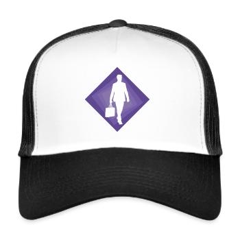 Banker Stock Exchange Businessman - Trucker Cap - white/black - Front