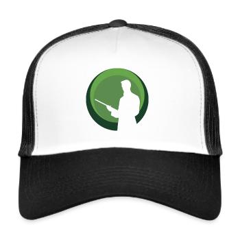 Billiard Player Billiard Ball Billiards - Trucker Cap - white/black - Front