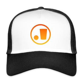 Party Party Monster Beer Bottle - Trucker Cap - white/black - Front