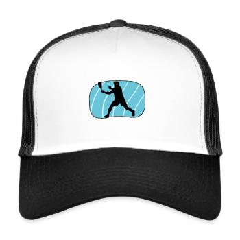 Squash Rackets Squash Players Squash Players - Trucker Cap - white/black - Front