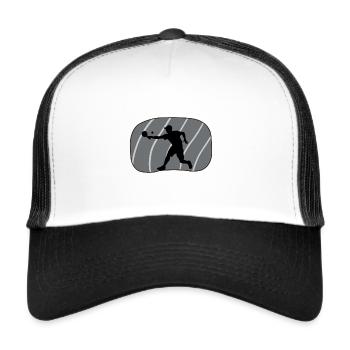 Pickleball Player Tennis Pickleball Player - Trucker Cap - white/black - Front