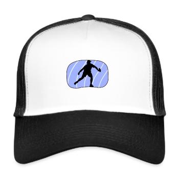 Pickleball players Ball sports Pickleball players - Trucker Cap - white/black - Front