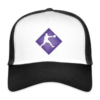 Rackets Squash Squash Rackets - Trucker Cap - white/black - Front