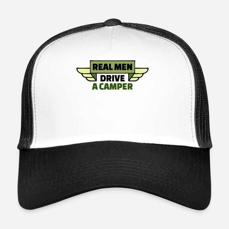 Camper Camping Déclaration Wanderer Vacances en camping-car Casquette trucker 