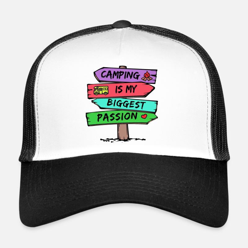 Camping Statement Caravan Camper Holiday Hikers Trucker Cap