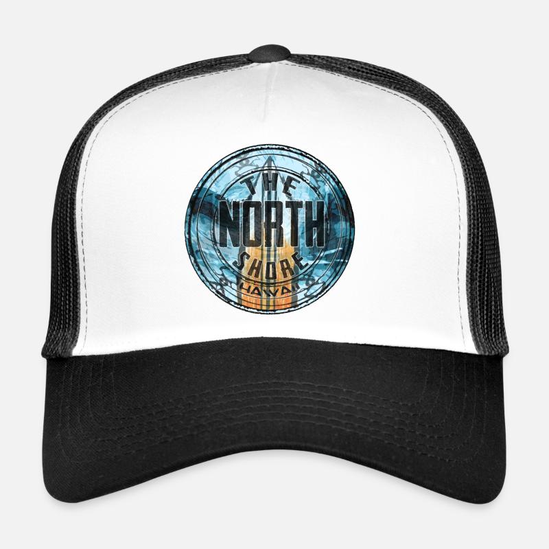 Northshore Hawaii - Trucker Cap - white/black