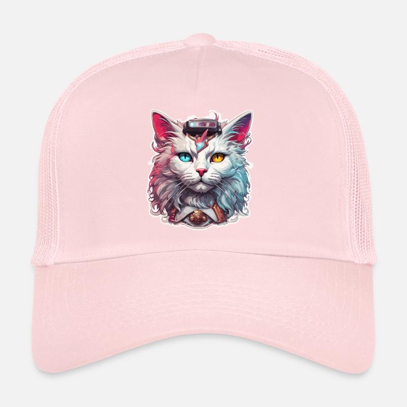 Cool Cat / Funny / Animal / Pet / Crazy Trucker Cap