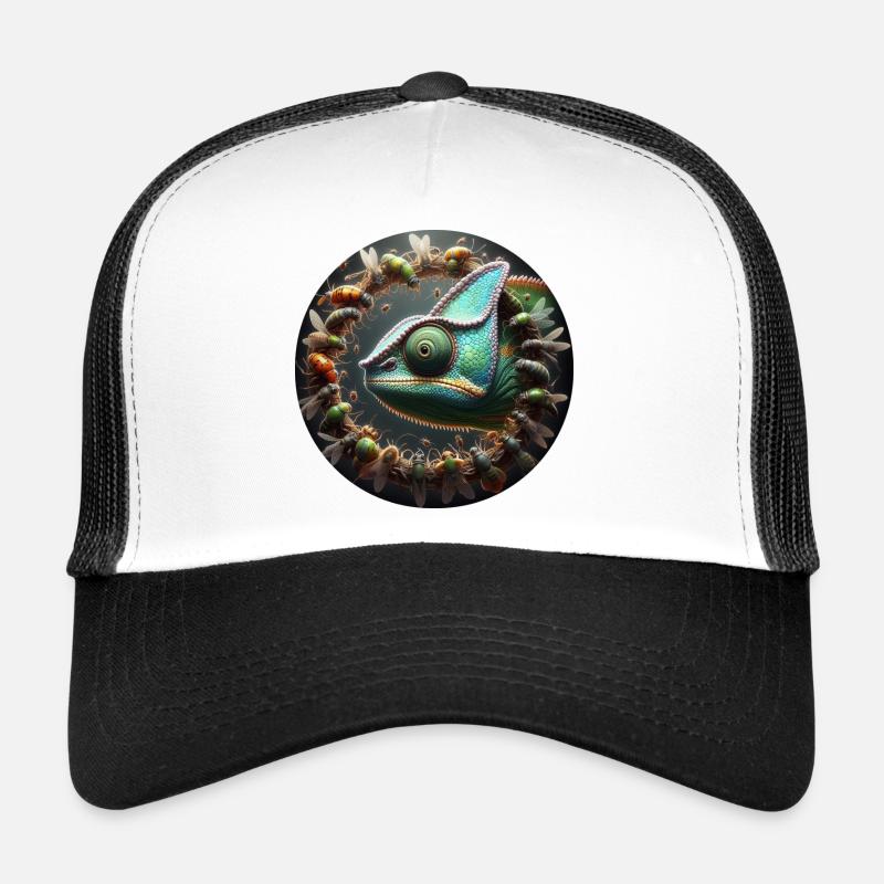 Das Chamäleon und die Insekten Trucker Cap