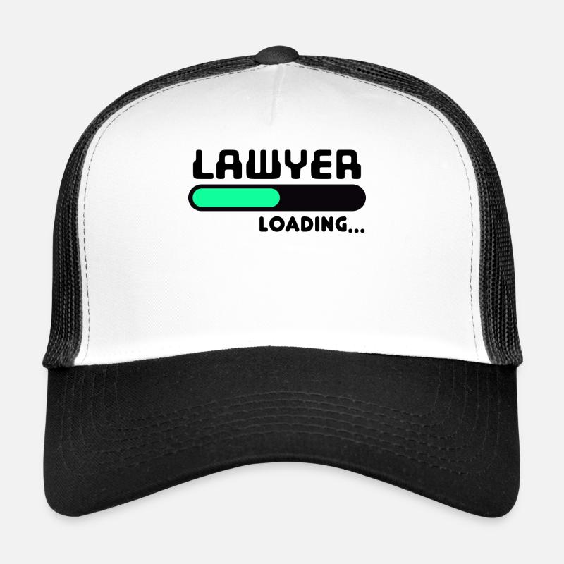 Jurist Beruf Statement Job Karriere Arbeiter - Trucker Cap - Weiß/Schwarz