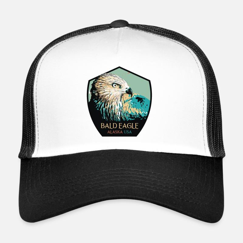 Alaskan Bald Eagle Portrait Trucker Cap
