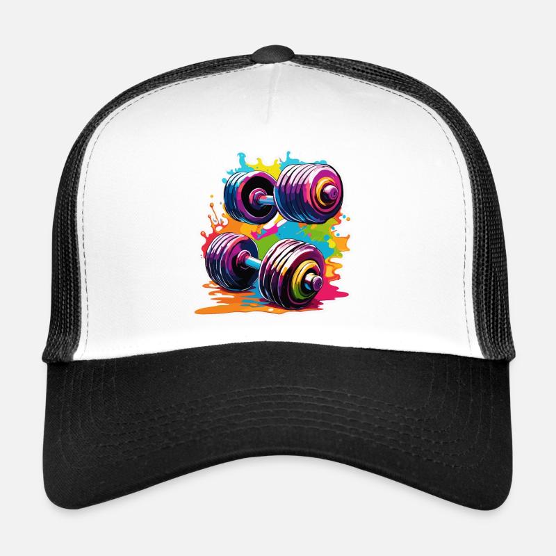 Hantel / Gewichte / Sport / Krafttraining /Workout Trucker Cap