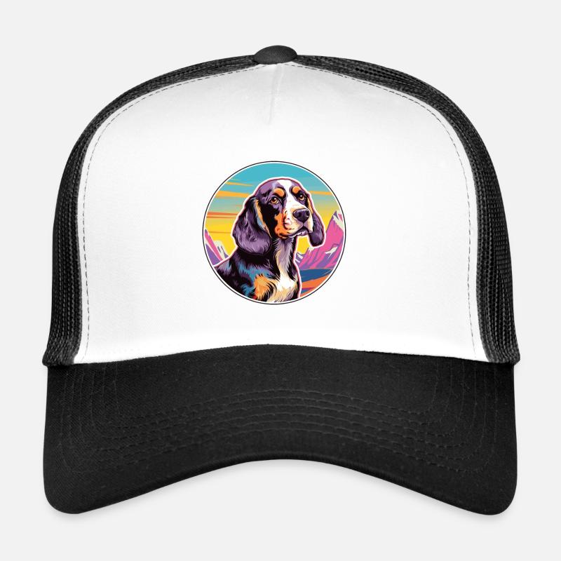 Ariege Pointer chien race dessin animé Kawaii aquarelle Casquette trucker 