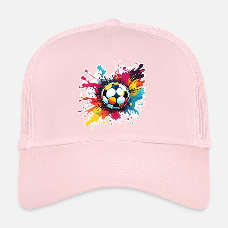 Soccer / Game / Ball / Field / Shooting Trucker Cap