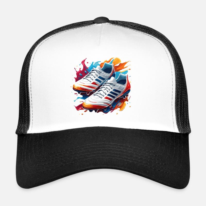 Fußball / spiel / Schuh / Spielfeld / schießen Trucker Cap