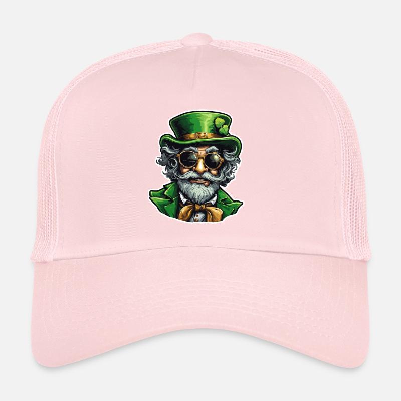 Leprechaun / Leprechaun / Vert / Gingembre / Irlande Casquette trucker 