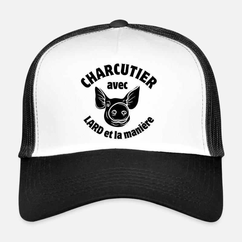 charcutier, charcuterie, jambon Casquette trucker 