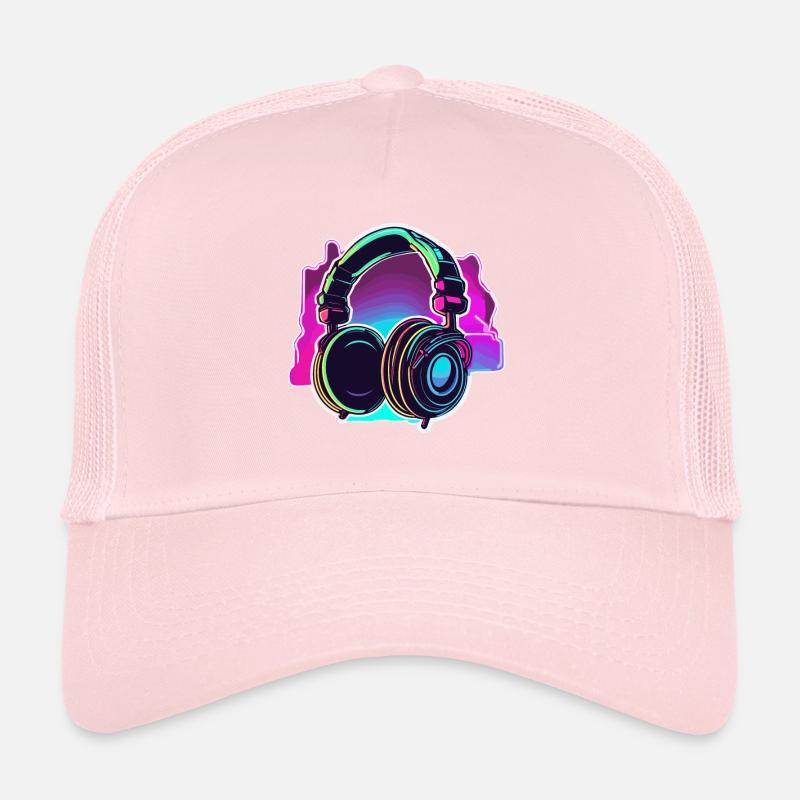 Casque / Audio / Musique / Son / Studio / Cool Casquette trucker 