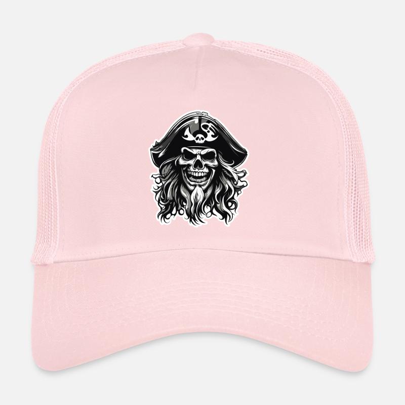 Pirate / Ahoy / Anchor / Captain / Skull / Rum Trucker Cap