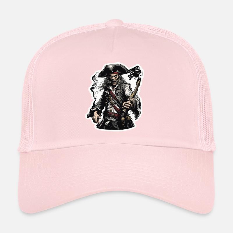 Pirate / Ahoy / Anchor / Captain / Skull / Rum Trucker Cap