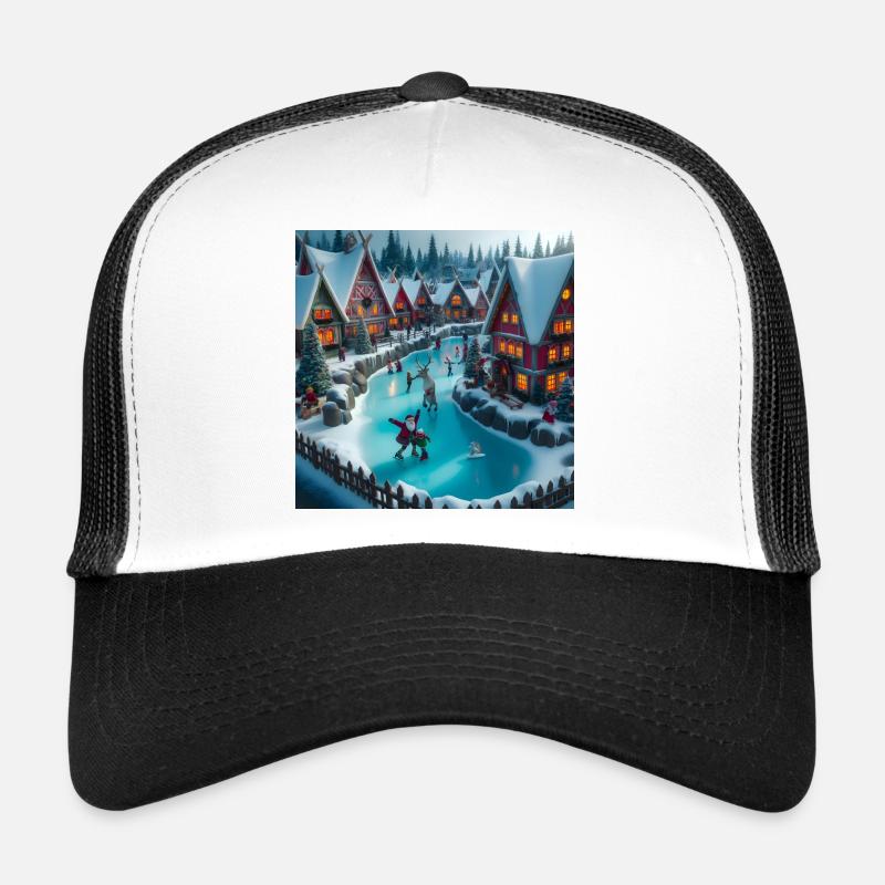 Village Scandinave Noël Casquette trucker 