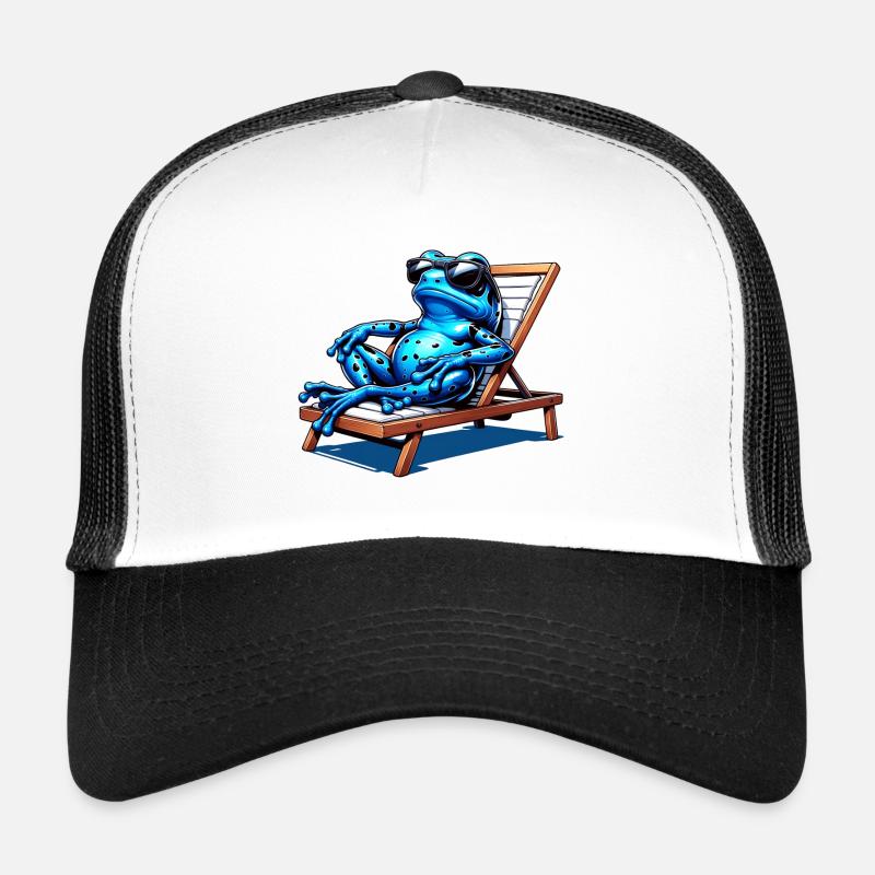 Pfeilgiftfrosch Frosch Design Trucker Cap