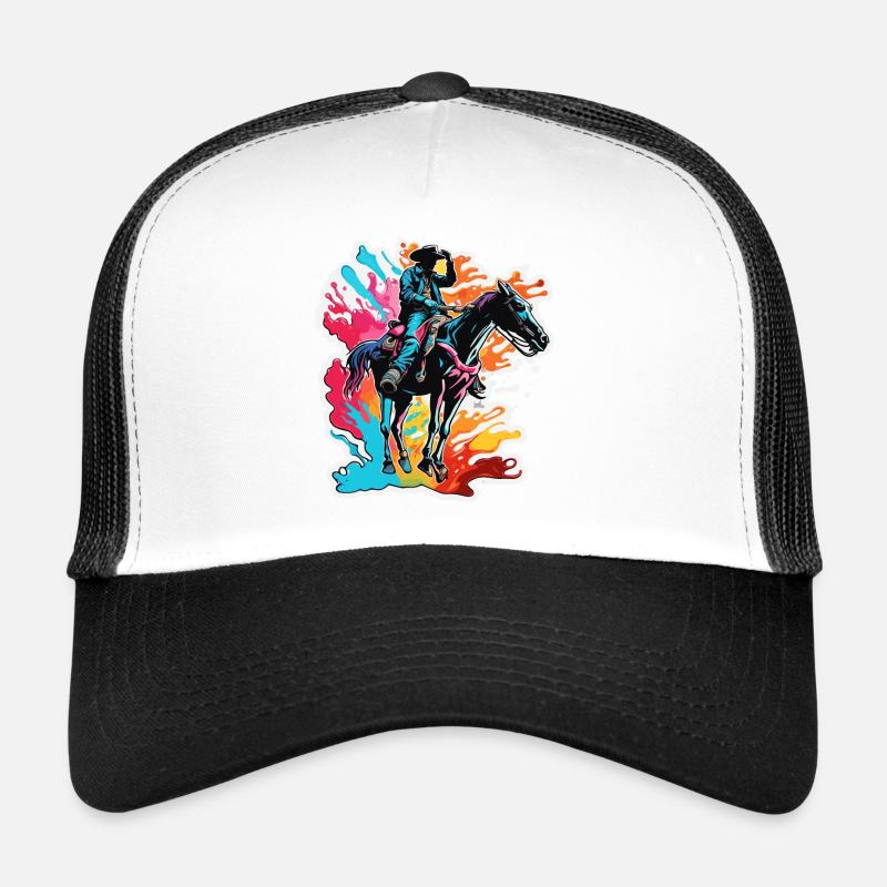 Cowboy / Wild West / Desert / Lasso / Rodeo Trucker Cap