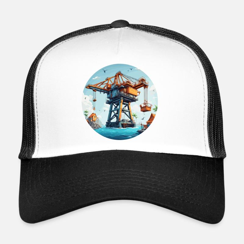 Crane / construction site / winch / crane system Trucker Cap