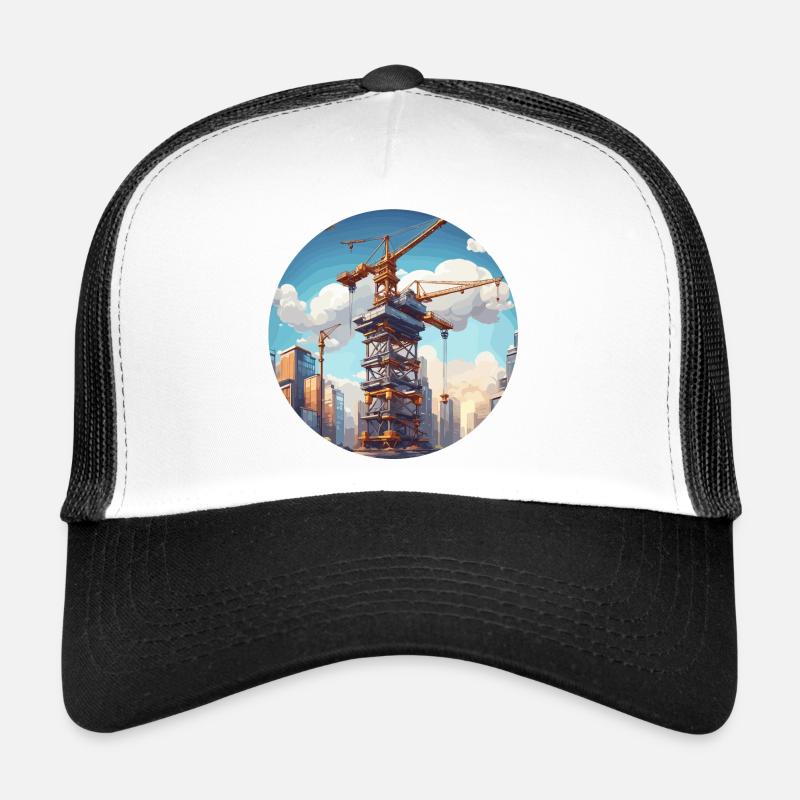 Crane / construction site / winch / crane system Trucker Cap