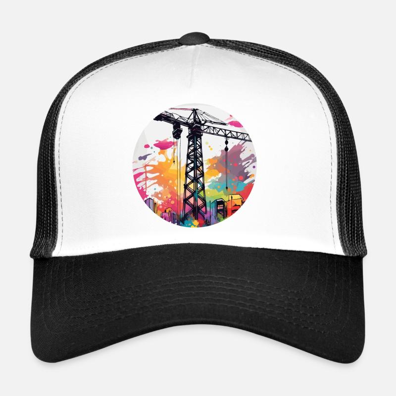 Crane / construction site / winch / crane system Trucker Cap