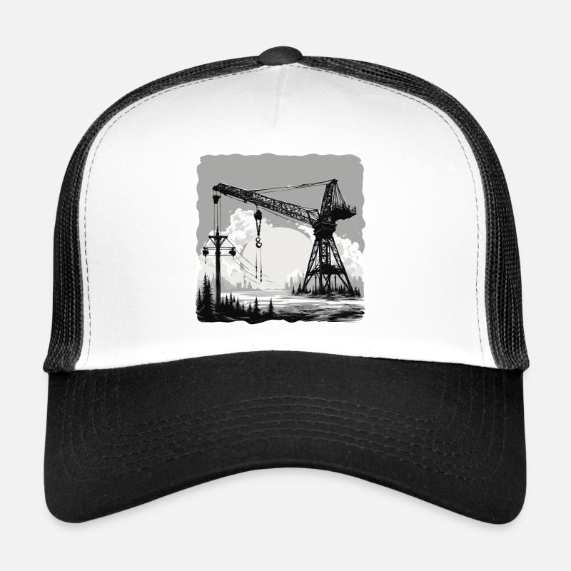 Kran / Baustelle / Seilwinde / Kransystem Trucker Cap