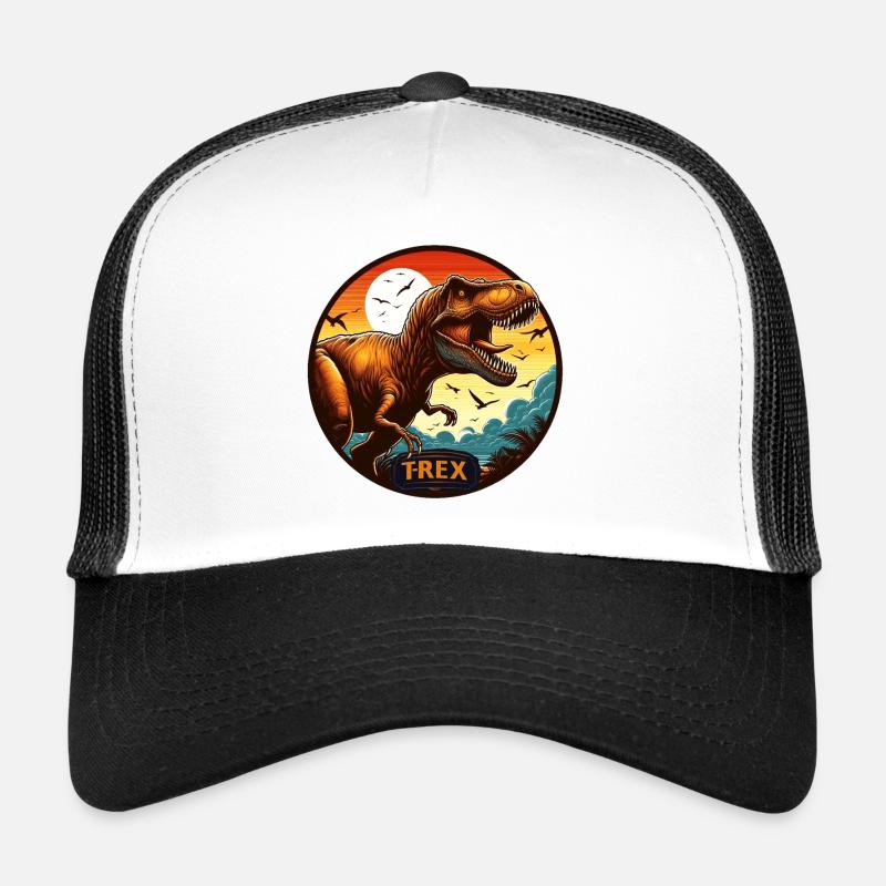 Dinosaurier T-Rex Logo Trucker Cap