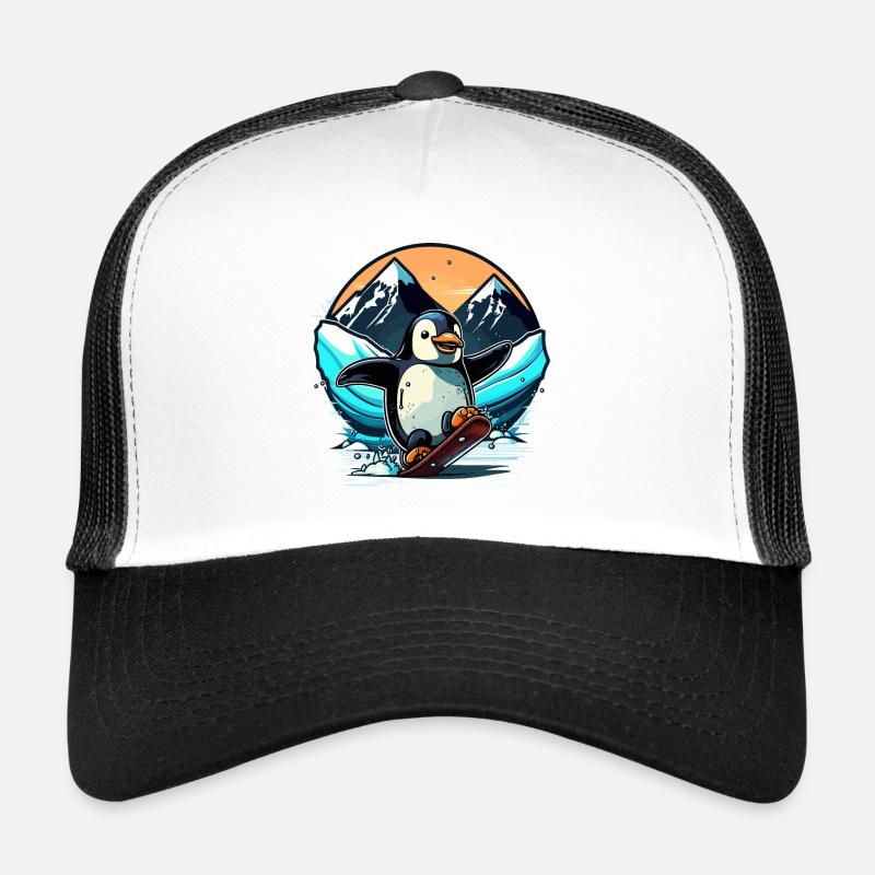 Pingouin heureux Casquette trucker 