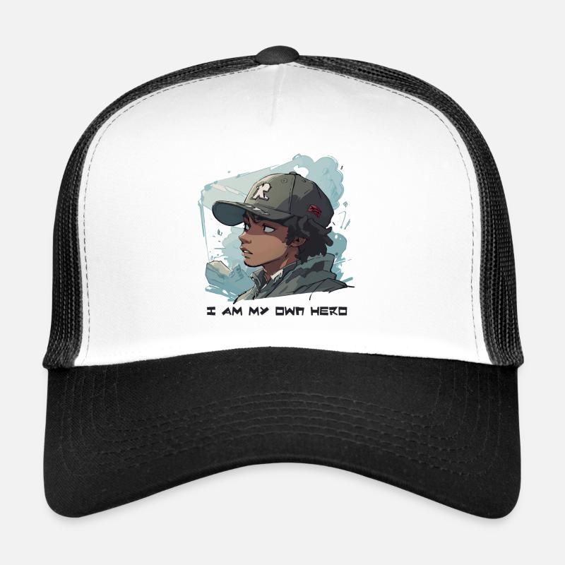 Anime Style Superhero Trucker Cap