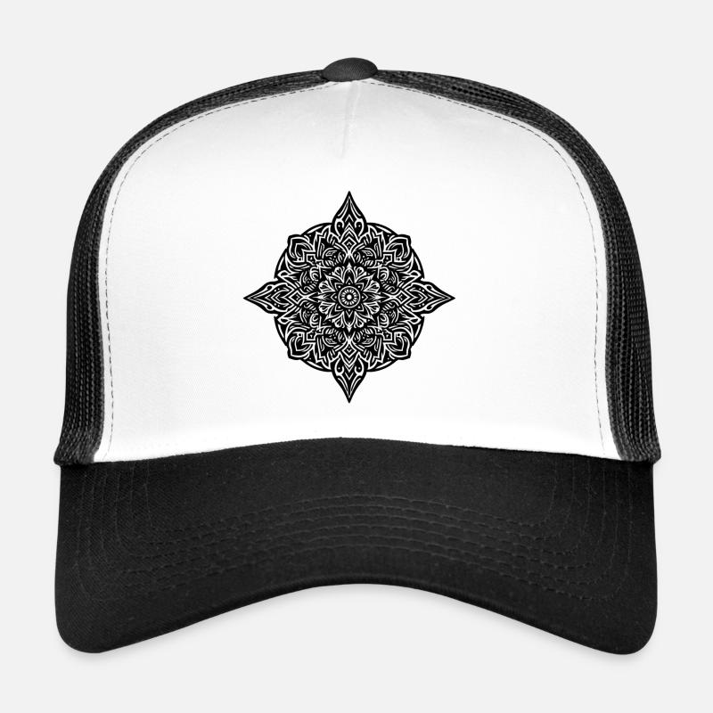 Mandala Harmony lignes simples Casquette trucker 