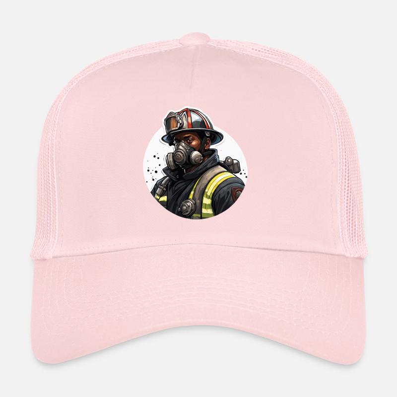 Firefighter / Fire / Fire / Extinguish / Hero Trucker Cap