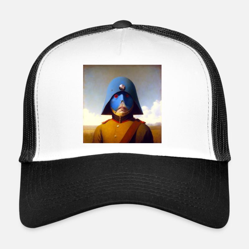Surreal 10 - Trucker Cap - Weiß/Schwarz