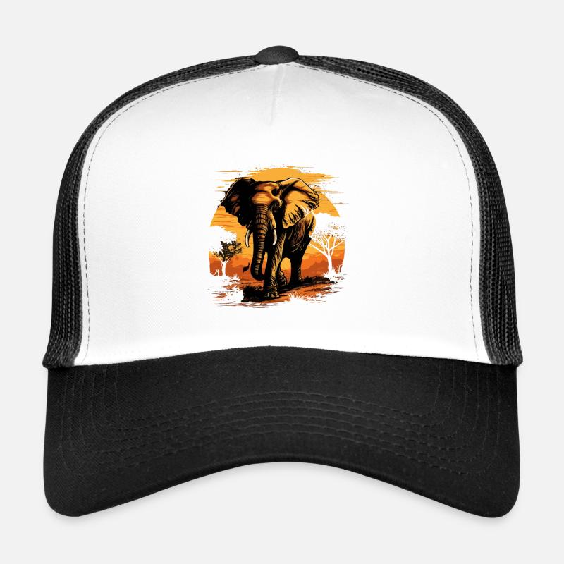 Majestätischer Elefant Trucker Cap
