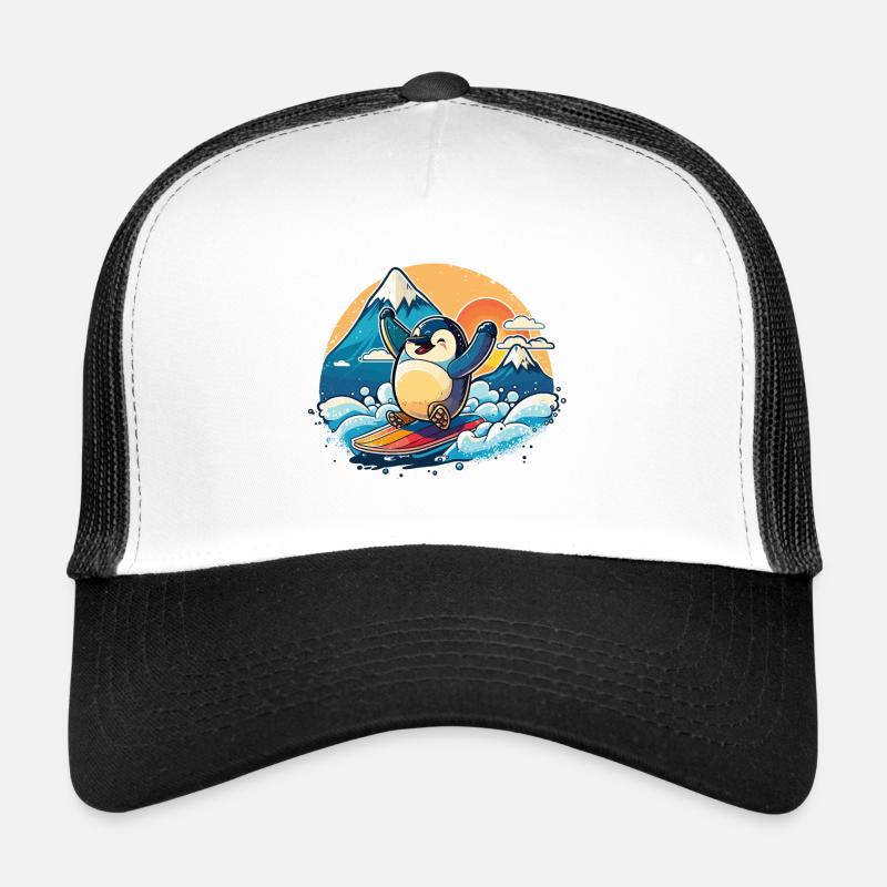 Pingouin heureux Casquette trucker 