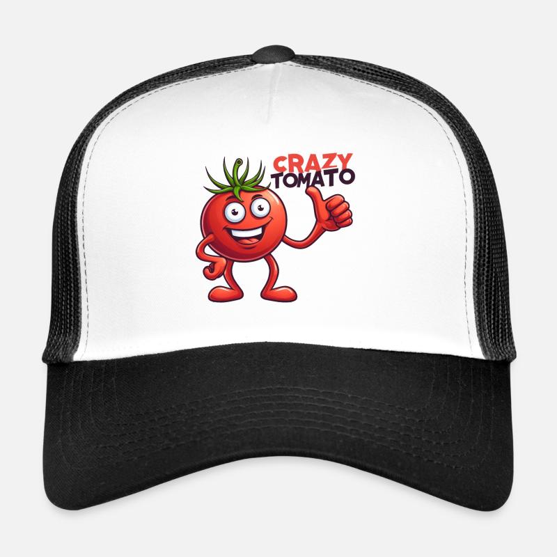 Légumes fous : Tomate avec pouce levé Casquette trucker 