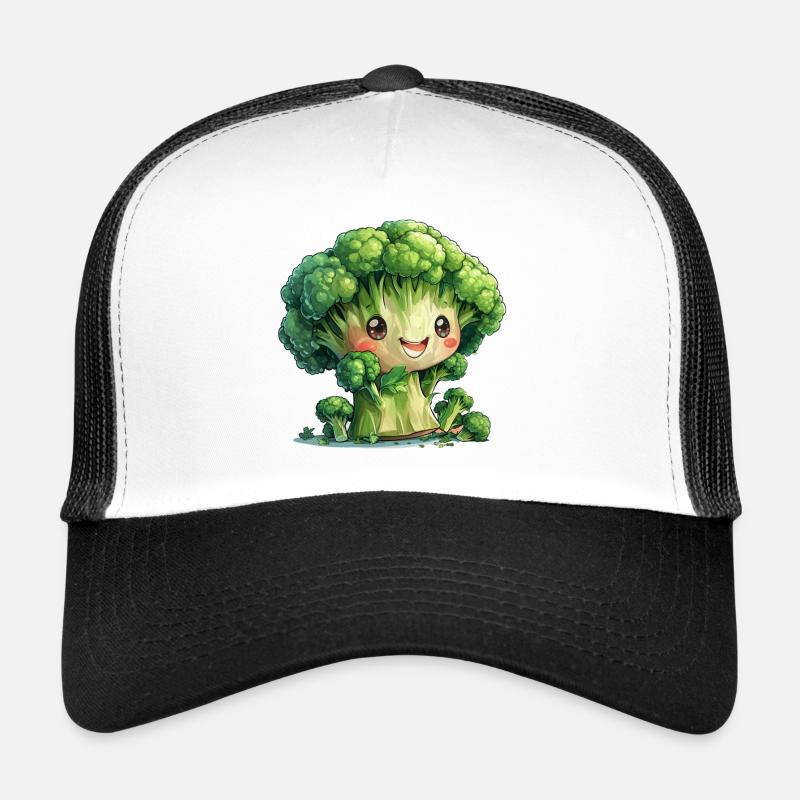 Légumes brocolis Casquette trucker 