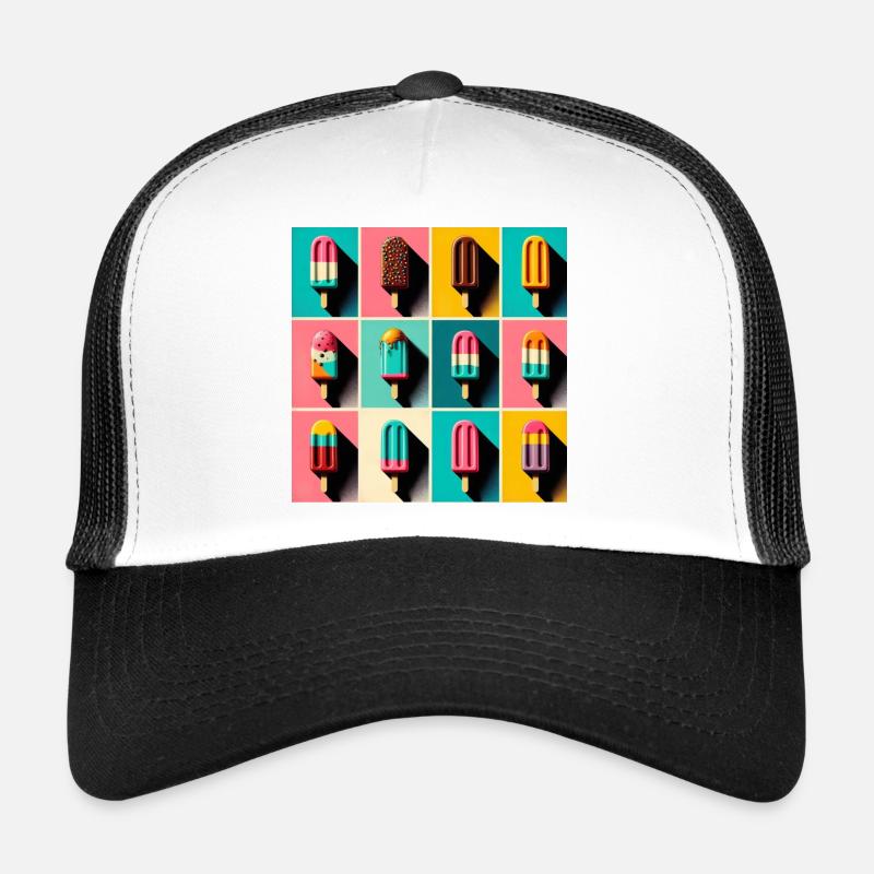 Glace sur le style Popsicle Pop Art III Casquette trucker 