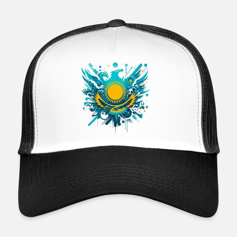 Kazakhstan Artful Gift Trucker Cap