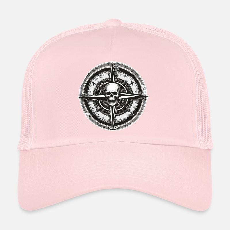 Compass / Cardinal Direction / Travel / Survival Trucker Cap