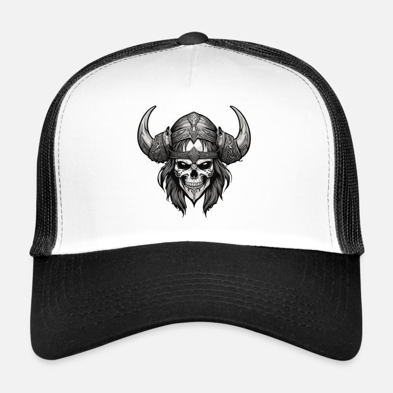 Viking / Thor / Odin / Nordic / Celtic - Trucker Cap - white/black